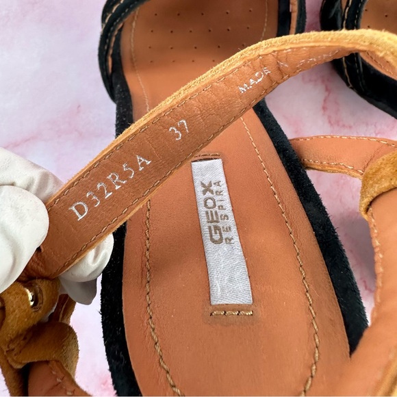 GEOX Respira Heeled Sandals Size 37 - Picture 9 of 14